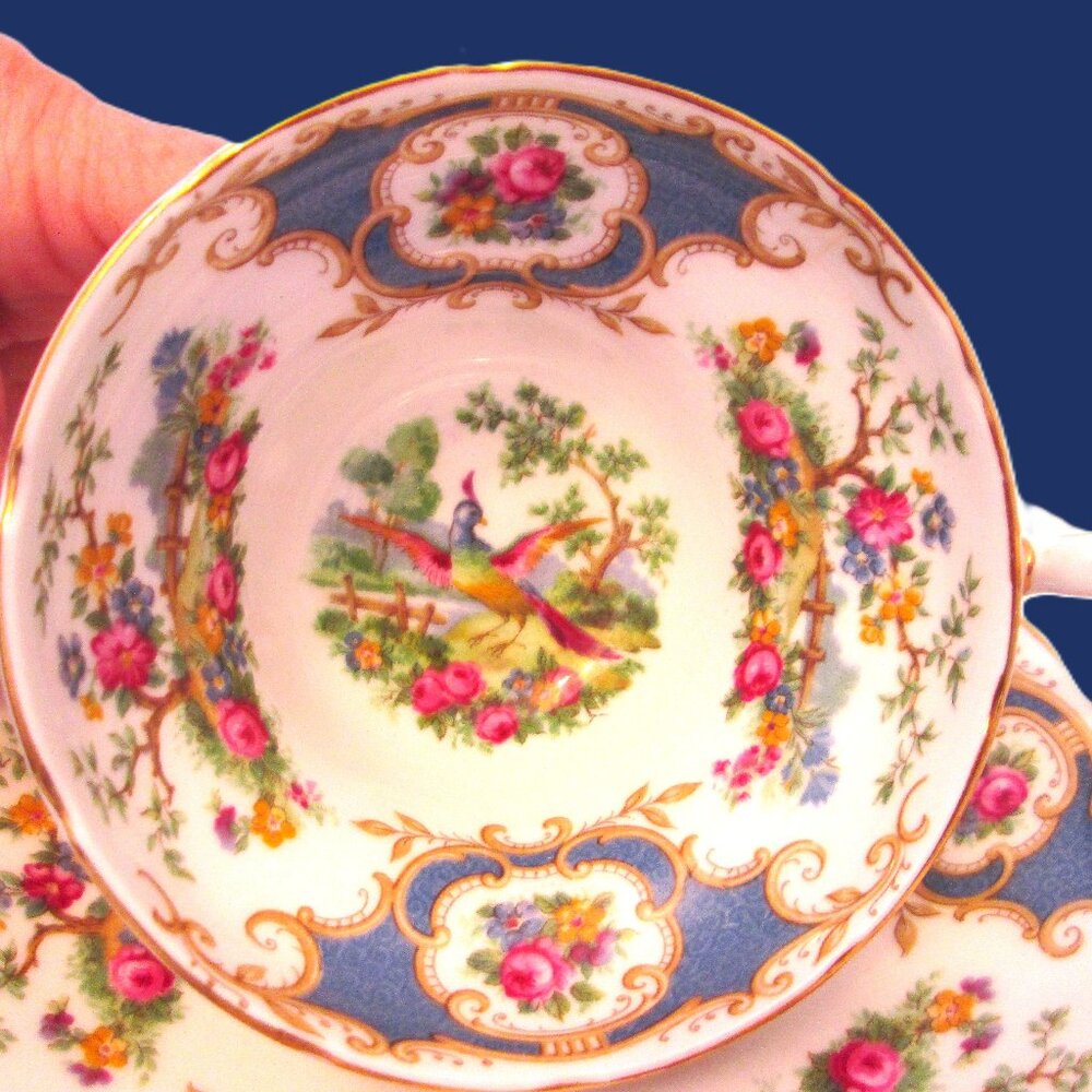 Coalport Est 1750 bone china made in England Broadway Blue of